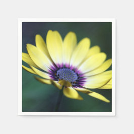 Geel Paars Center Paper Napkin Servet