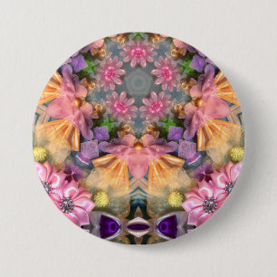 ~ Geel, Paars, roze, blauw ~ Button