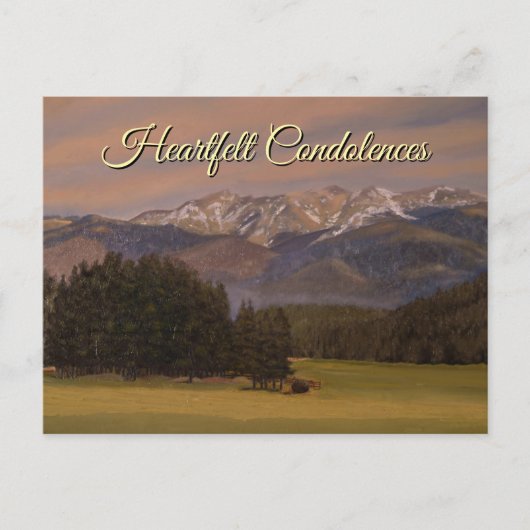 Geel Paarse Groen In Liefdevolle Herinnering Kaart (Voorkant)