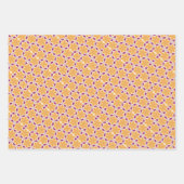 Geel Paarse Inpakpapier Vel (Voorkant 3)