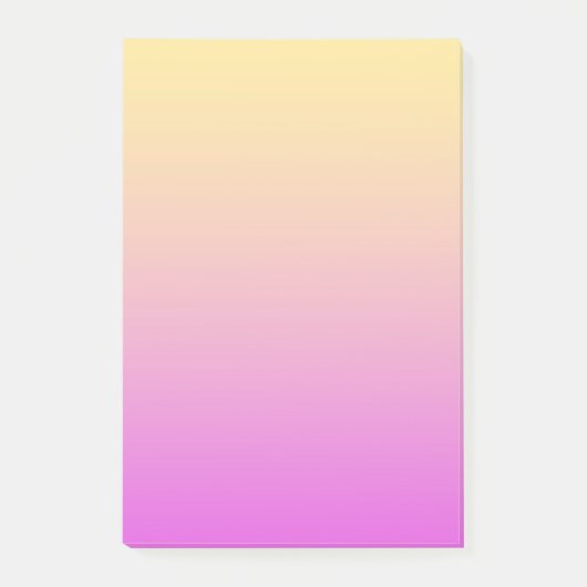 Geel Paarse Kleur Post-it® Notes (Voorkant)