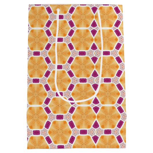 Geel Paarse Medium Cadeauzakje (Achterkant)