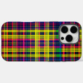 Geel & Paarse Plaid iPhone 16 Pro Case-Mate iPhone Case (Achterkant (horizontaal))