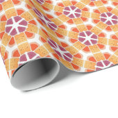 Geel Paarse Rood Cadeaupapier (Rol Hoek)