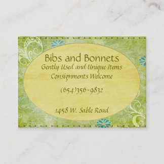  geel papier klantenkaartje