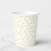 Geel papier met polkadot beker (Links)
