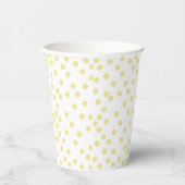 Geel papier met polkadot beker (Rechts)