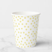 Geel papier met polkadot beker (Voorkant)