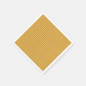 Geel papier van Gingham-Mustard Napkins Servetten (Hoek)