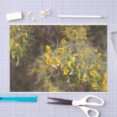 Geel papier voor bloemen (Craft)