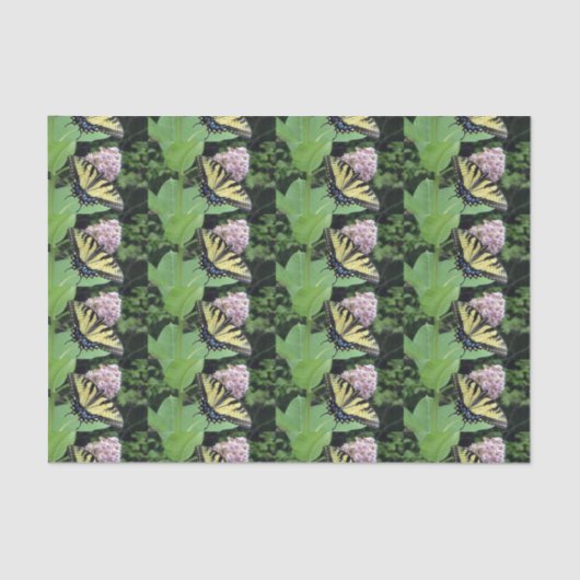 Geel papier voor de Aangepaste vlinder (Voorkant)