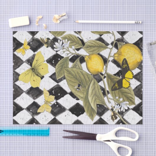 Geel papier voor explosietekeningen (Craft)