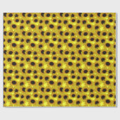 Geel papier voor gouden zonnebloempitten (Vlak)