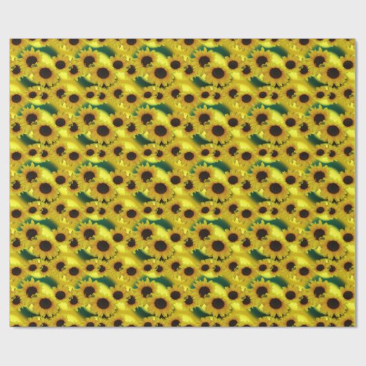 Geel papier voor gouden zonnebloempitten (Vlak)