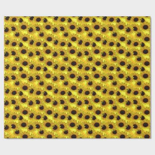 Geel papier voor gouden zonnebloempitten (Vlak)