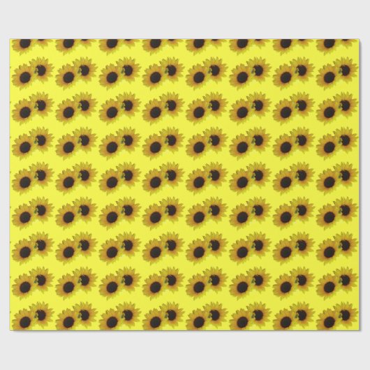 Geel papier voor gouden zonnebloempitten (Vlak)