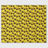 Geel papier voor gouden zonnebloempitten (Vlak)