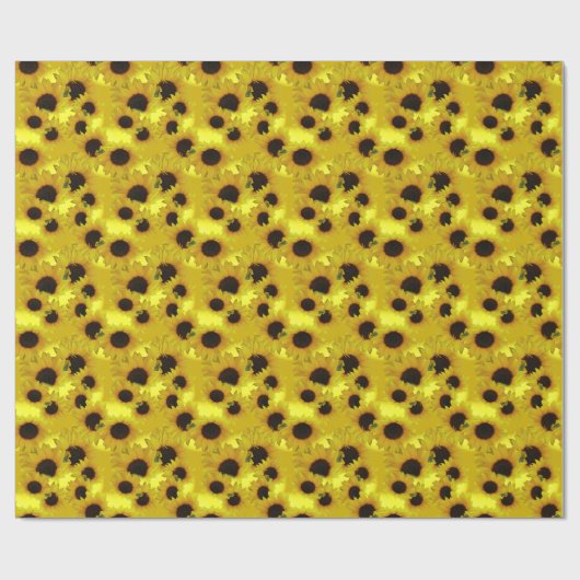 Geel papier voor gouden zonnebloempitten (Vlak)