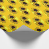 Geel papier voor gouden zonnebloempitten (Hoek)