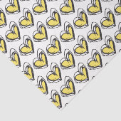 Geel papier voor het kunstweefsel — Trendy en lega (Detail)