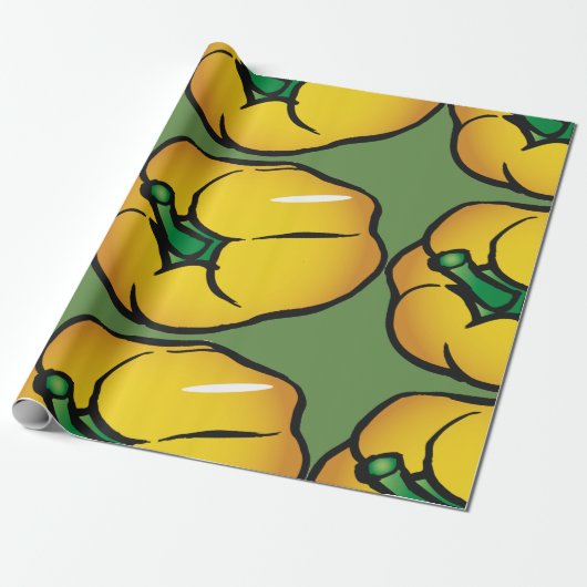 Geel papier voor rimpelvulling (Uitgerold)