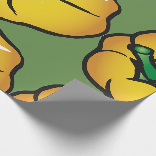 Geel papier voor rimpelvulling