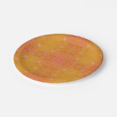 geel papieren bordje (Gekanteld)