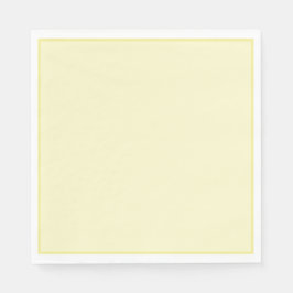 Geel papieren servetten