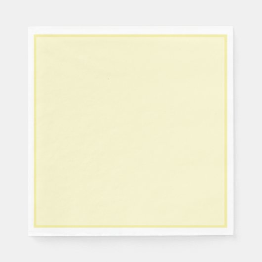 Geel papieren servetten (Voorkant)