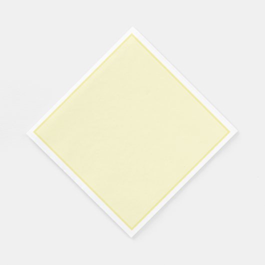 Geel papieren servetten (Hoek)