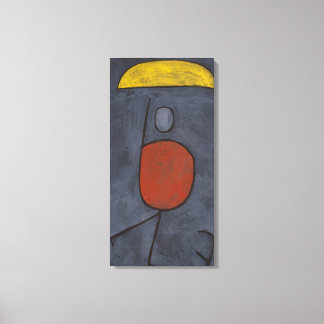 Geel paraplu beroemd schilderij canvas afdruk