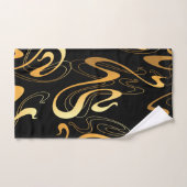 Geel Patroon Badhanddoekenset Bad Handdoek (Handdoek)