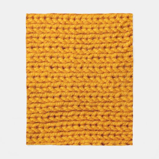 Geel patroon met achtergrondstructuur van gebreide fleece deken (Voorkant)