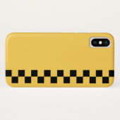Geel patroon met stuurcabinecontrole Case-Mate iPhone case (Achterkant (horizontaal))