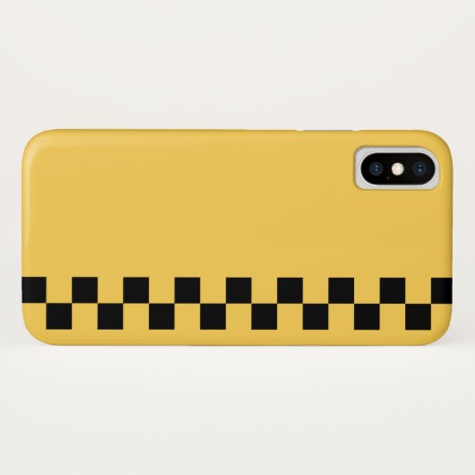 Geel patroon met stuurcabinecontrole Case-Mate iPhone case (Achterkant (horizontaal))
