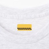 Geel patroon met stuurcabinecontrole labels (Aangebracht)