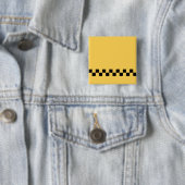 Geel patroon met stuurcabinecontrole vierkante button 5,1 cm (In situ)