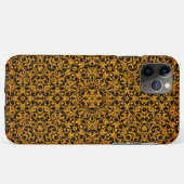 Geel patroon op de Case-Mate iPhone case (Achterkant (horizontaal))