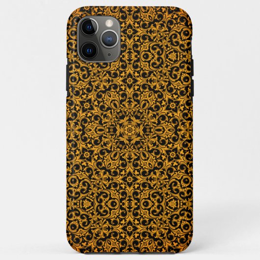 Geel patroon op de Case-Mate iPhone case (Achterkant)
