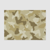 Geel patroon van camouflage tissuepapier (Voorkant)