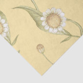 Geel patroon van de boomgaard Boho Daisy chain Tissuepapier (Detail)