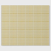 Geel patroonpapier cadeaupapier (Vlak)