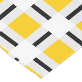 Geel patroonpatroon lange tafelloper (Hoek)