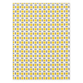 Geel patroonpatroon tafelkleed (Voorkant)