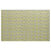 Geel patroonpatroonpatroon stof (Yard (91,4 cm))