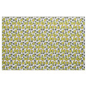 Geel patroonpatroonpatroon stof (Fat Quarter)