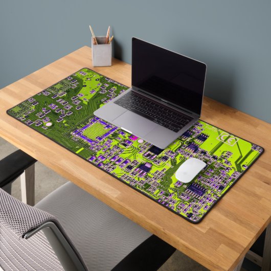 Geel PCB-printplaatontwerp voor IT-professionals Bureaumat (Kantoor 2)