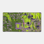 Geel PCB-printplaatontwerp voor IT-professionals Bureaumat (Voorkant)