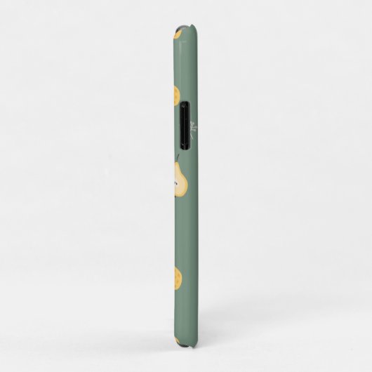 Geel Peer Naadloos Patroon Case-Mate iPhone Case (Achterkant/rechts)