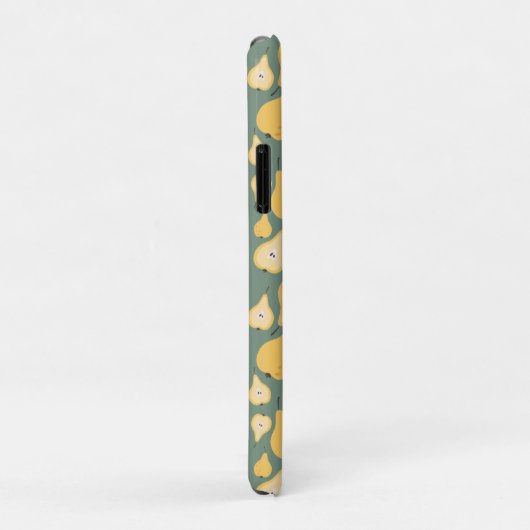 Geel Peer Naadloos Patroon Case-Mate iPhone Case (Achterkant/rechts)